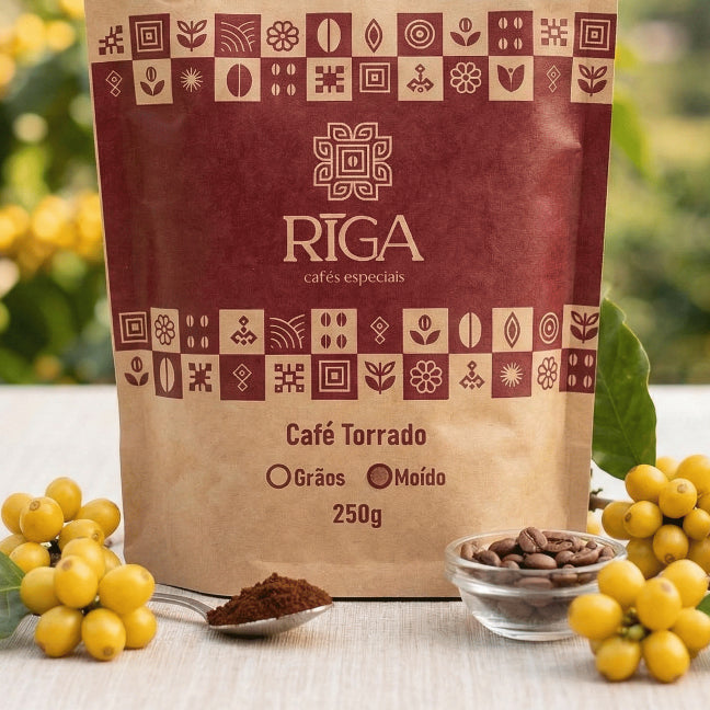 Café Riga Especial Frutas Amarelas em pó 250g  Região do Caparaó