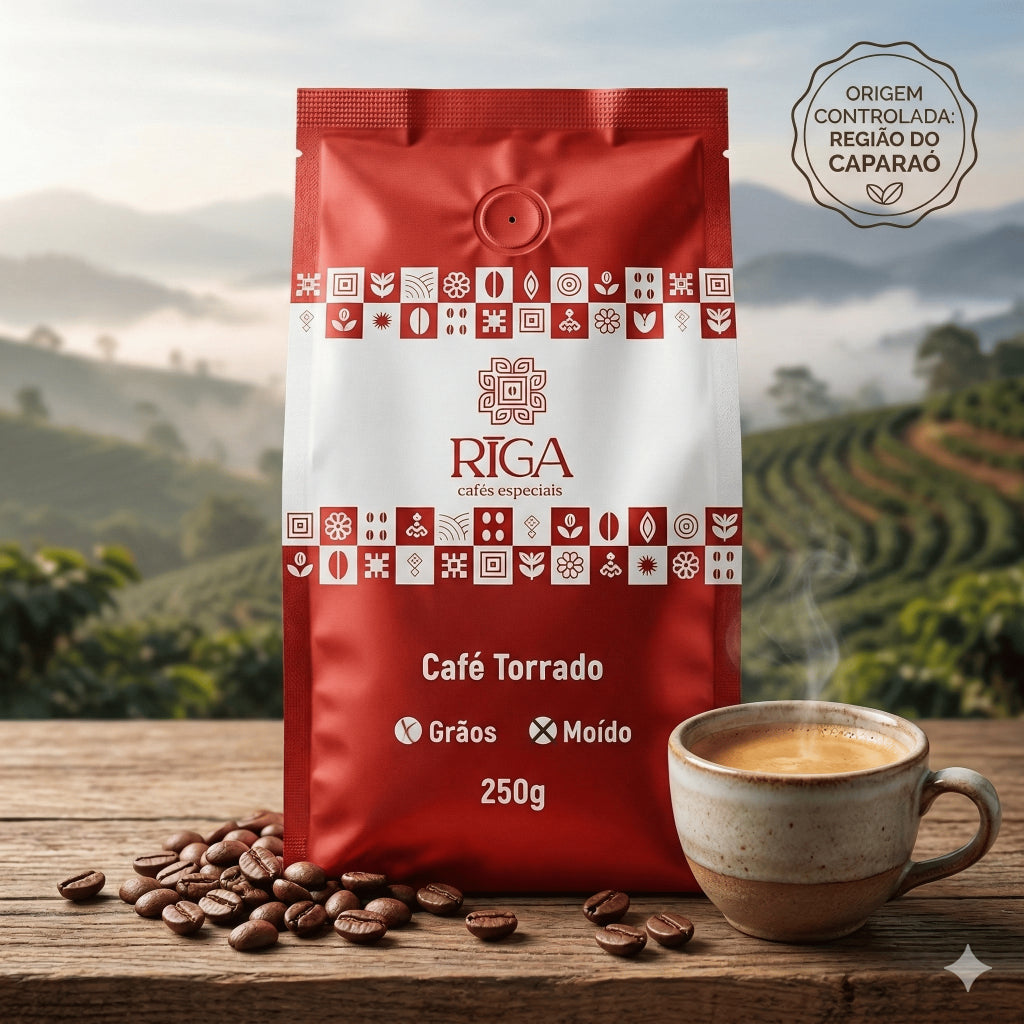 Café Riga Gourmet em pó 250g  Região do Caparaó