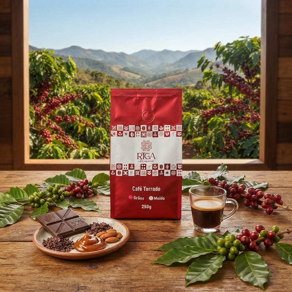 Café Riga Gourmet em pó 250g  Região do Caparaó