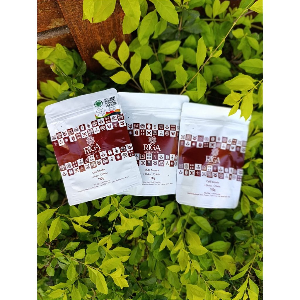 Kit Degustação Café RIGA Especial Caparaó em pó  300gr
