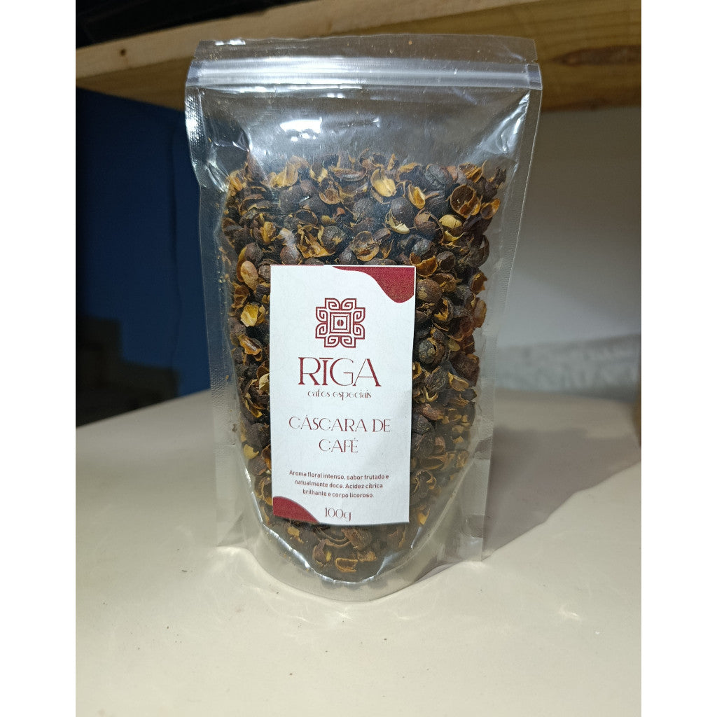 Cáscara de Café Riga ZERO agrotóxicos 100 gramas