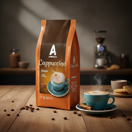 Cappuccino em Pó Solúvel América Clássico1kg
