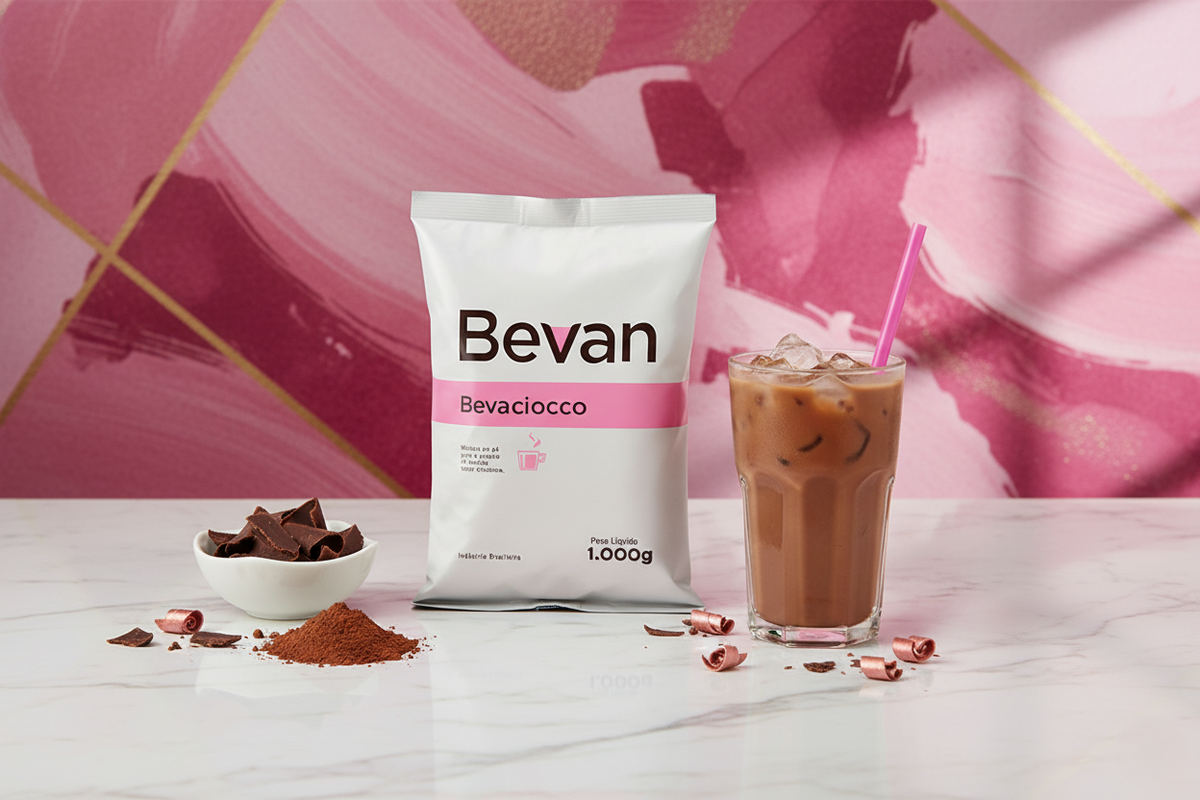 Chocolate Solúvel Bevaciocco Bevan para Máquinas Vending e Xícara