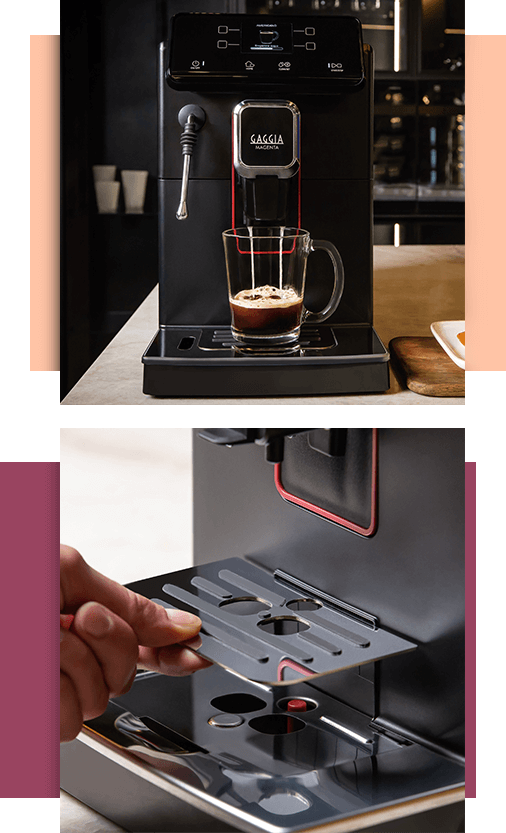 Cafeteira Maquina Gaggia Expresso Italiana Automática Magenta Plus com Moedor