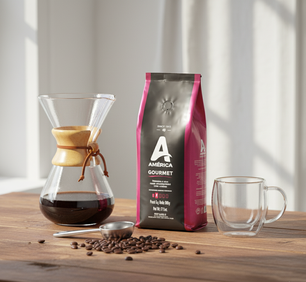 Café Grãos América Gourmet 500g 100% árabica
