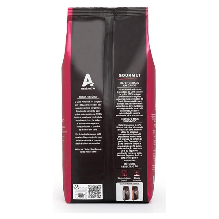 Café Grãos América Gourmet 500g 100% árabica