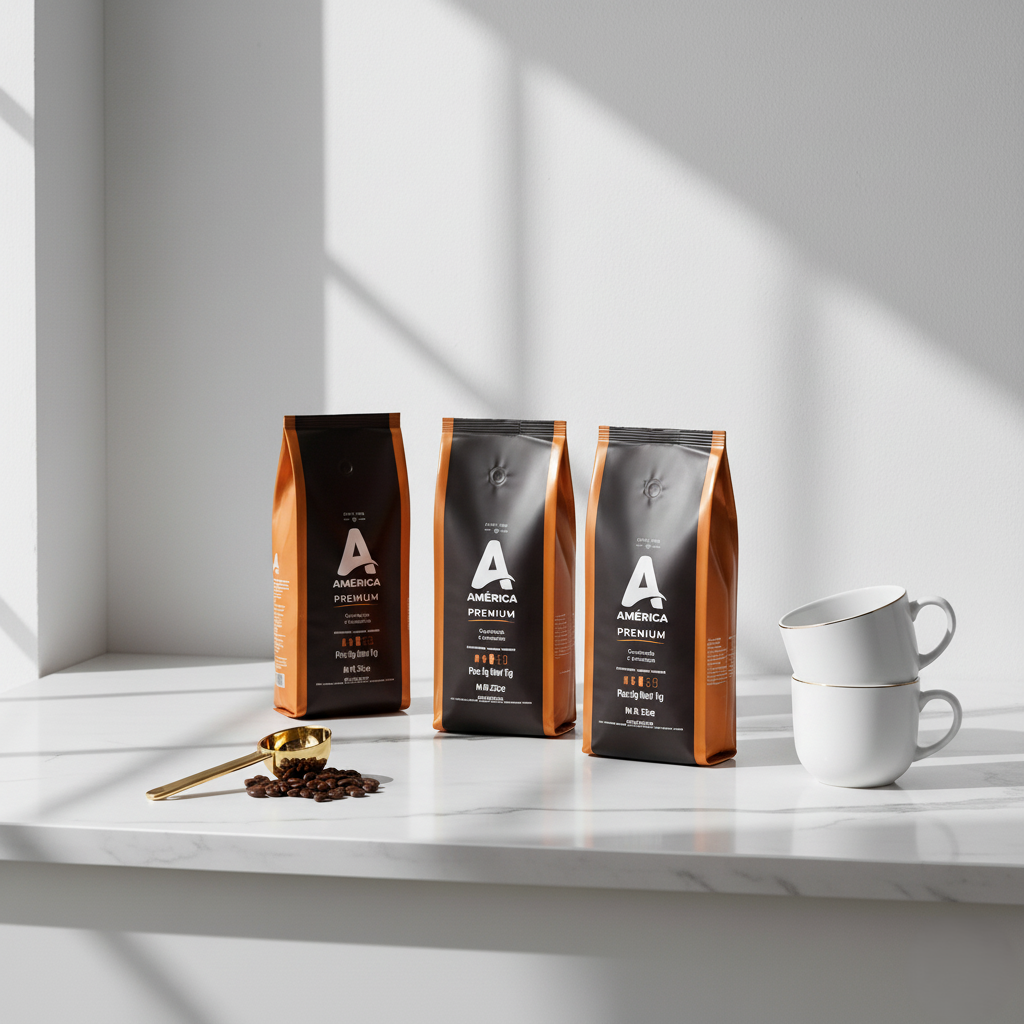 Kit 5kg Café Torrado Em Grãos América Premium