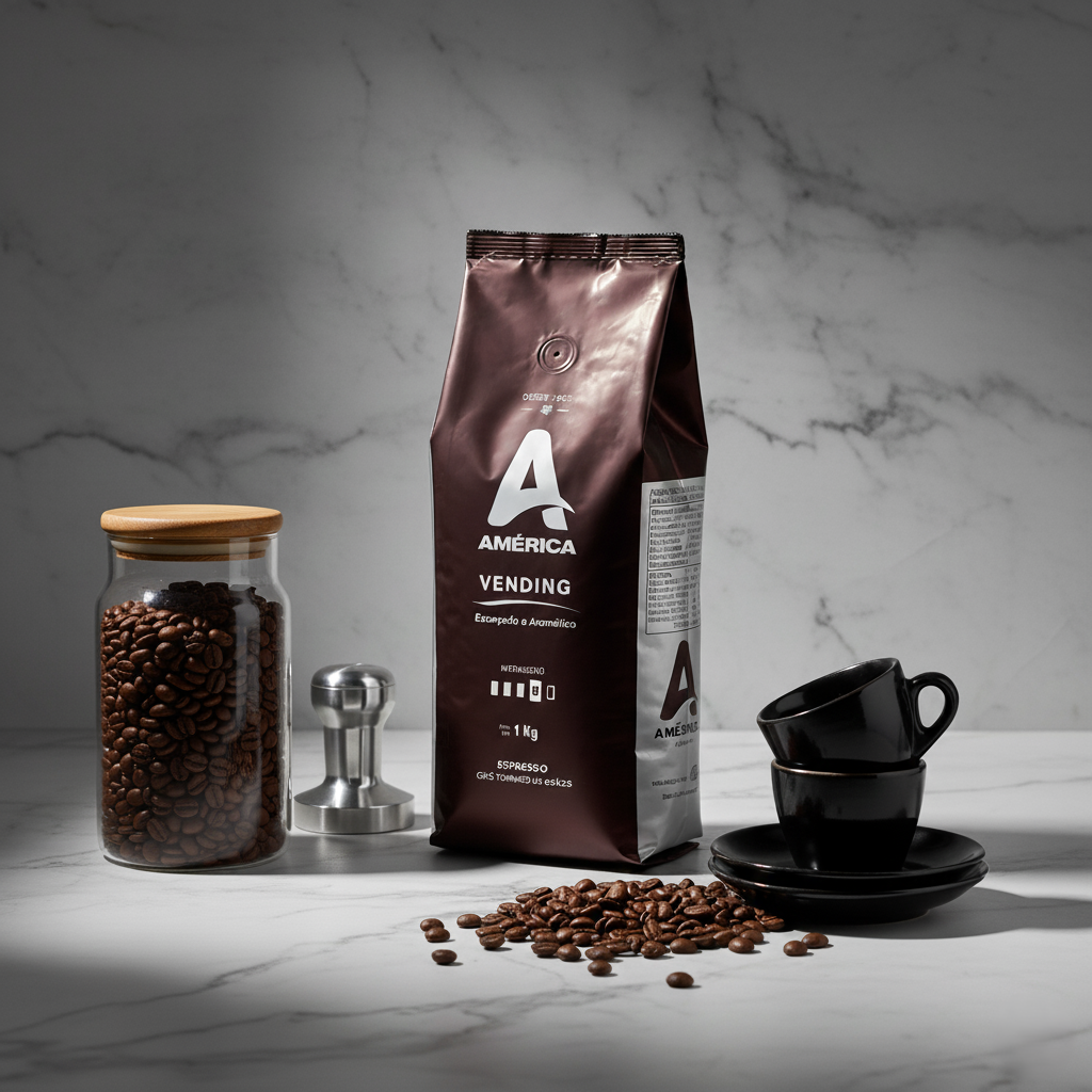 Café Torrado em Grãos América Vending - 1KG